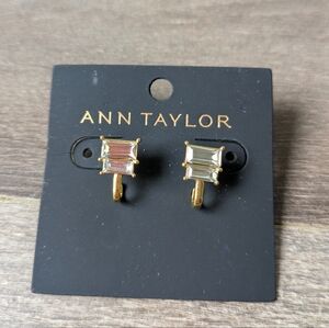 NWT Ann Taylor Gold Stud Earrings